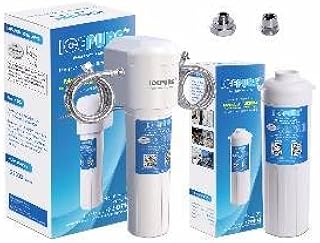 ICEPURE Untertisch-Wasseraufbereitungssystem - Direktanschluss, entfernt 99,99% Chlor, hohe Chlorreduktionskapazität (22000 Gallonen), verbessert Geschmack & Geruch, inkl. 1 Ersatzfilter