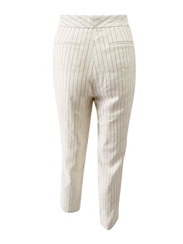 Ralph Lauren Womens Twill Casual Trouser Pants, Off-White, 14 Short2