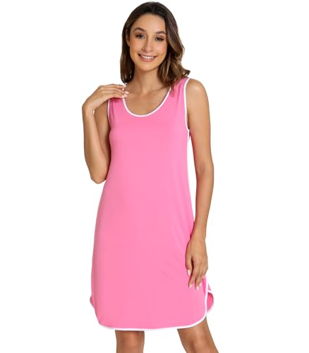 Chemise de nuit en viscose de bambou rose framboise : une promesse de douceur