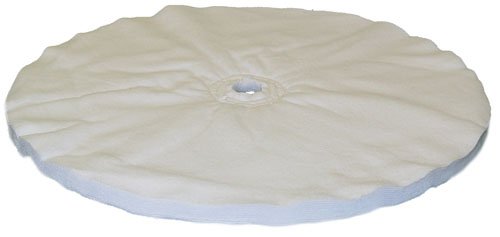 Magnate DFM103078 Domet Flannel Buffing Wheel - 10" Diameter; 7/8" Hole Diameter; 30 Ply