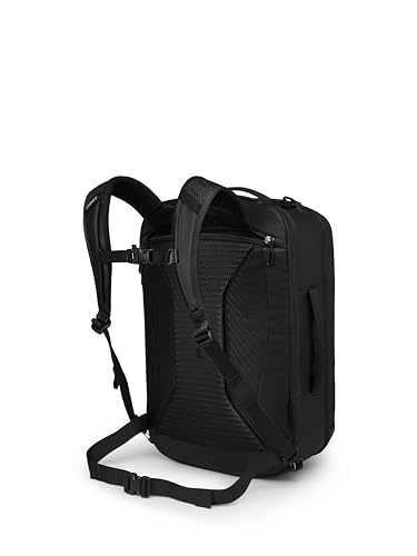 Image of Osprey Transporter 36L Travel Pack, Black OS | travel backpack, carry on bag, laptop sleeve, personal item, Black color, OS size