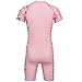 A2Z 4 Kids Girls All in One Wetsuit Swimsuit Surfing Diving Swimming Costume - SW Wetsuit 868 Baby Pink 9-10