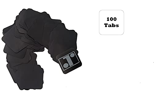 Rosenthal Collection - 100 Anti-Tarnish Strips 1"x1" Tabs for Jewelry Storage, Silver Protection, Prevent Tarnish on Rings, Necklaces, Earrings, and Watches, nnknown