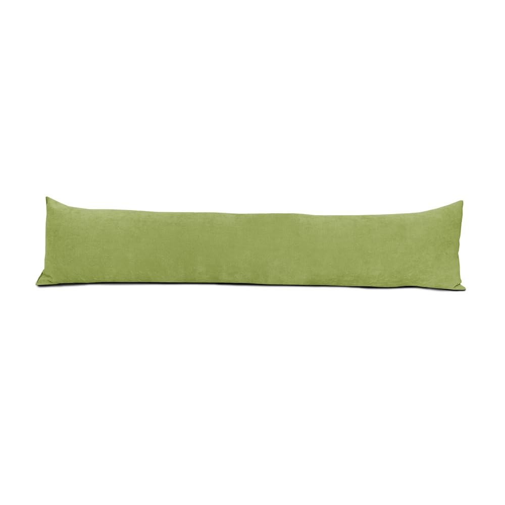 Lancashire Bedding Olive Green Chenille Draught Excluder Door Cushion Perfect To Keep The Unwanted Drafts Out [, 85 X 20Cm]