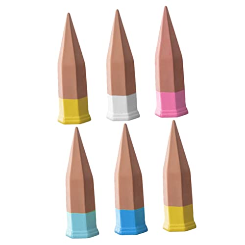 Holibanna 6Pcs Automatic Plant Watering Spikes Self Watering Drip Irrigation Tool for Indoor and Outdoor Use Durable Terracotta Water Droppers for Efficient Plant Care and Hydration
