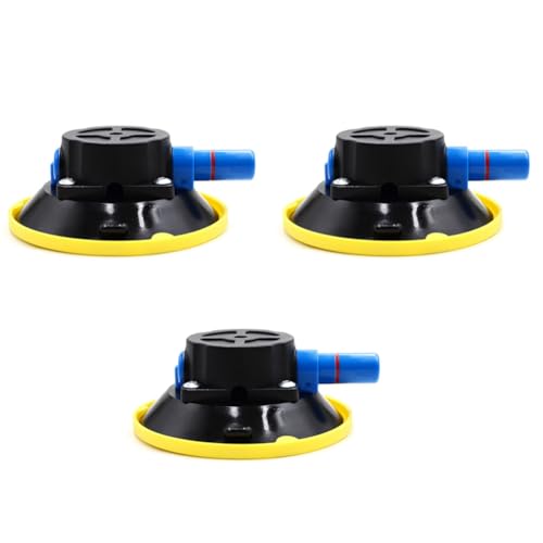 Ventouse heavy duty pompe à main 125mm concave avec goujon fileté M6 3X