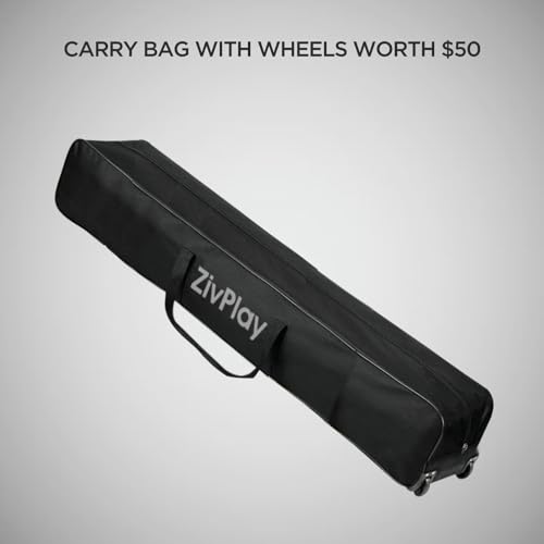 Volleyball Training Equipment Volleyball Practice Net Equipment Serve Trainer Net 11x8ft Wide for Hitting and Serving Practice at Backyard with 4 Adjustable Heights