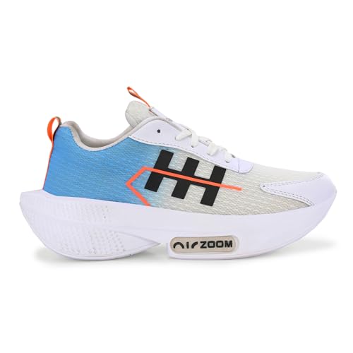 Image of White Lightweight Boys Men Casual Sneakers Sports Running Shoes for Men (OG3075-AZ)