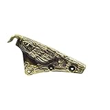 Cairns Brass 3D Carved Eagle 6' Front Holder, with Fasteners - Designed to fit 6' Fronts