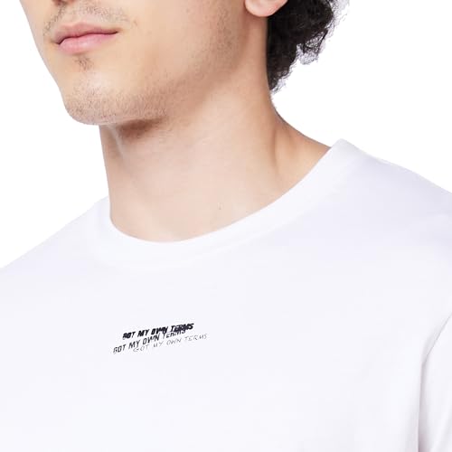 Image of Spykar Men's Comfort Fit N /A Half Sleeve Solid Casual T-Shirt