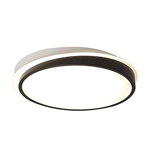 Preisvergleich Produktbild JYDQM Round Led Lampe, Schlafzimmer Lampe, einfache Moderne kreative Zimmerdeckenlampe, Eisen + Acryl