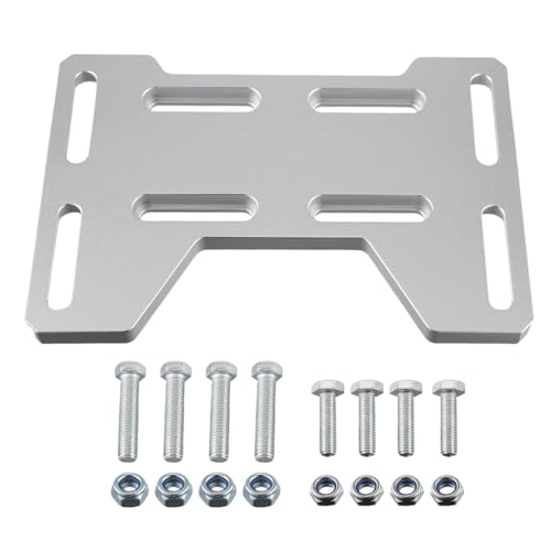 Adjustable Mini Bike Mounting Plate Adapter Bracket for Honda GX240 GX270 GX390 for Predator 420cc for DB30 to Big Block 8-13HP Engines Silver Adjustable Mini Bike Mounting Plate Adapter Bracket for Honda GX240 GX270 GX390 for Predator 420cc for DB30 to Big Block 8-13HP Engines Silver