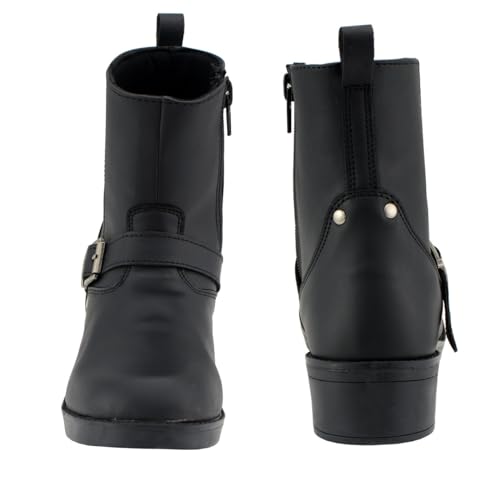 Milwaukee Leather MBK9295 Kids 6 inch Engineer Style Biker Boots2