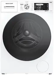 Lava e Seca Brastemp 10kg/6kg branca com Smart Sensor e Triplo Vapor BNC10AB. 110V