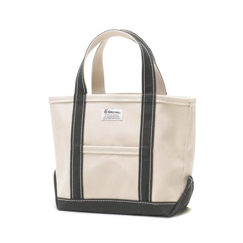 [�I�[�V�o��] ORCIVAL Tote Bag Small �g�[�g�o�b�O OR-H0285KWC RC-7060HVC ECRU×CHARCOAL