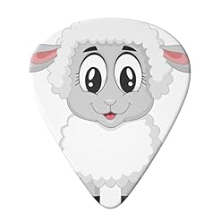 Lamb Lot de 6 médiators pour guitare acoustique, guitare électrique, basse, ukulélé – fins, moyens et épais. - Les Beatles, Paul McCartney, John Lennon, RIngo Starr, George Harrison Lamb Lot de 6 médiators pour guitare acoustique, guitare électrique, basse, ukulélé – fins, moyens et épais. – Image 3