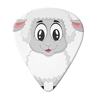 Lamb Lot de 6 médiators pour guitare acoustique, guitare électrique, basse, ukulélé – fins, moyens et épais. - Les Beatles, Paul McCartney, John Lennon, RIngo Starr, George Harrison Lamb Lot de 6 médiators pour guitare acoustique, guitare électrique, basse, ukulélé – fins, moyens et épais. – Image 3