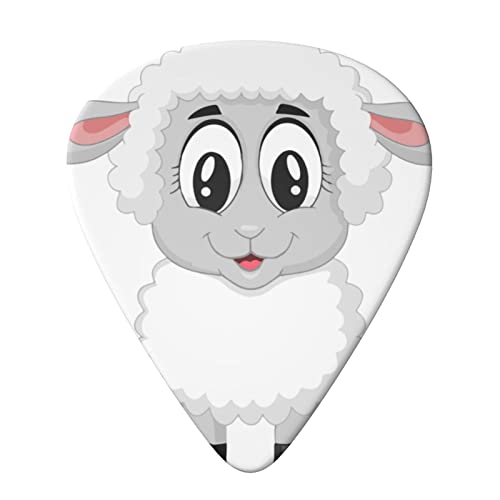 Lamb Lot de 6 médiators pour guitare acoustique, guitare électrique, basse, ukulélé – fins, moyens et épais. - Les Beatles, Paul McCartney, John Lennon, RIngo Starr, George Harrison Lamb Lot de 6 médiators pour guitare acoustique, guitare électrique, basse, ukulélé – fins, moyens et épais. – Image 4