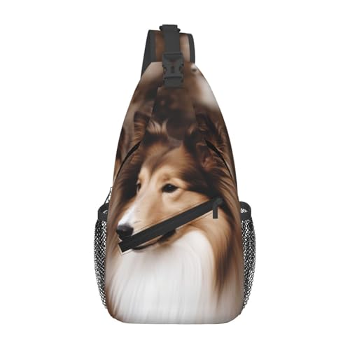 Bolso Shelties Dog Cross para hombre y mujer