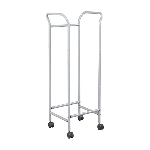 ECR4Kids Mobile Leaf Seat Cart, Storage Trolley, Silver