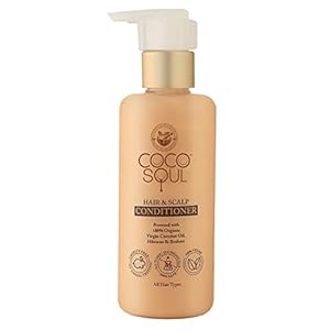 Coco Soul Hair + Scalp Conditioner with Coconut & Ayurveda For Frizz-Free | Shiny | Strong & Silky Hair Paraben…