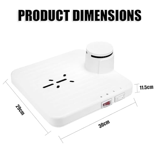 Sèche-corps 800W pour la douche avec capteur de température intelligent - 8