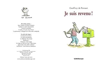 Paperback Je suis revenu ! [French] Book