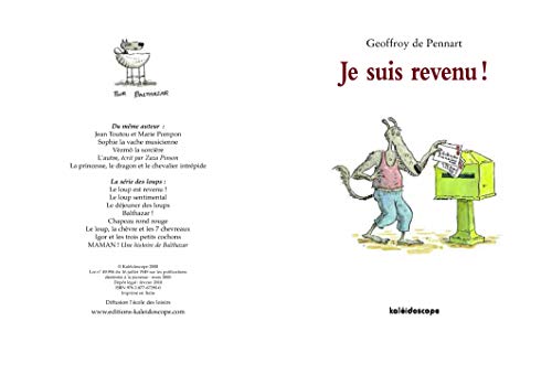 Je suis revenu ! [French] 2211065112 Book Cover