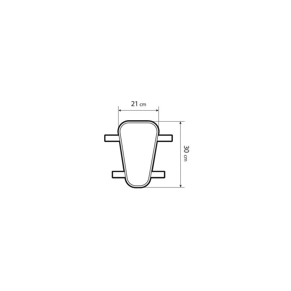 Lampa 91470 Gelpad Air, cuscino traspirante in gel per moto e scooter - L - 21x30 mm