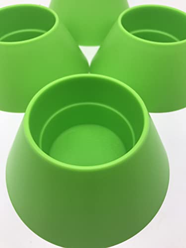 Portavasos juego de 4 color verde lima miniatura 3