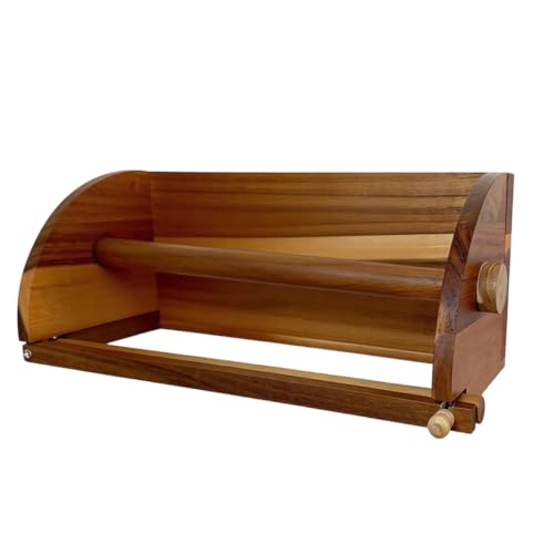 Toallero de cocina de madera maciza para evitar caídas de papel 2