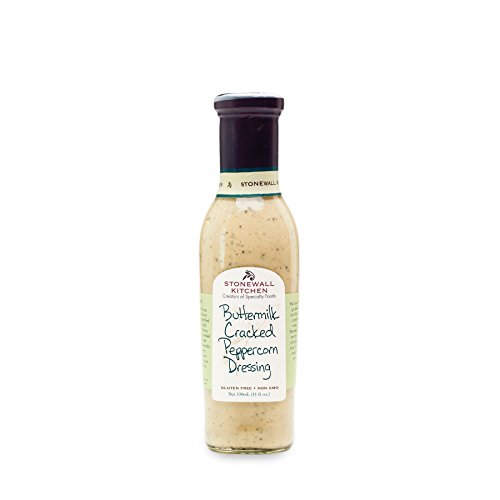 Stonewall Kitchen - Stonewall Kitchen Buttermilk Cracked Peppercorn Dressing, 330 ml – Sauce crémeuse au babeurre et poivre noir concassé, Idéale pour salades et dips