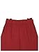 Verdusa Men's Dress Pants Baggy Wide Leg Pleated Loose Bussiness Casual Work Trousers with Pocket Red Medium