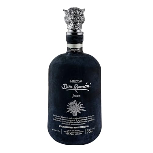 Don Ramón Mezcal Joven Salmiana 70 cl | Mezcal Artesanal Mexicano, 100% Agave Salmiana, con Notas Cítricas y Frescor Ideal para Cócteles