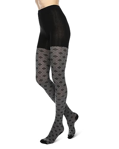 Image of MeMoi Paisley Pop Cotton Blend Sweater Tights