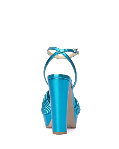 Jessica Simpson Women's Immie Platform Sandal Wedge, Paris Blue, 11 #TOP2