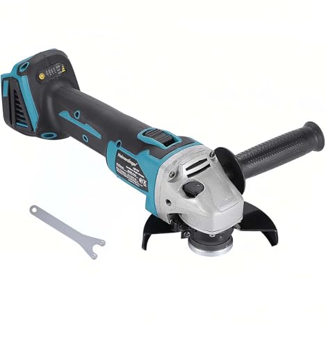 Cordless Angle Grinder Compatible with Makita18V Battery,Brushless 4-1/2-Inch High-Power Angle Grinder for Metal,Tile Cutting and Grinding-Tool Only