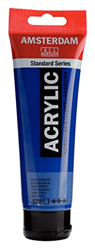 Amsterdam Standard Series Colores Acrílicos Tubo 120 ml Azul Ftalo 570 (17095702)