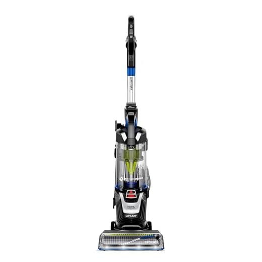 BISSELL Pet Hair Eraser Turbo Lift-Off Vacuum, w/Self-Cleaning Brush Roll, HEPA Filtration, Powerful Pet Hair Pickup with TurboBrush Pivot Tool & LED-lit dusting Brush & Crevice Tool, 3774B