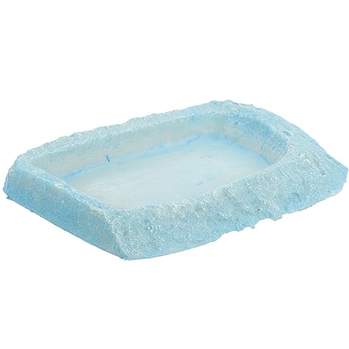 Phantasmia 爬虫類用給餌皿 樹脂製ボウル ? 水と餌の供給に便利な耐摩耗性テラリウム用品