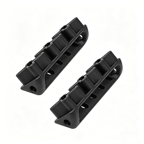QAVREXON Handle Compatible with T-Mat Truck Bed Cargo System, Cargo Grip Handle with Bungee Holes, Angled Low Profile Design Truck Bed Accessorys