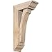 Ekena Millwork BKT0604X14X26LEC01SDF Legacy Traditional Smooth Bracket w/Offset Brace, Douglas Fir