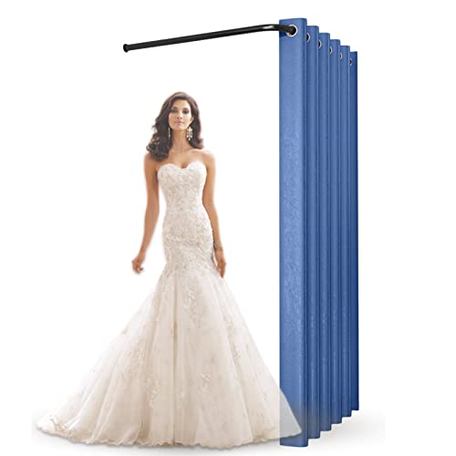 Cabine d'essayage en L 90x90 cm pour magasin de vêtements et bureau