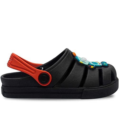 Sandalia Babuche Menino Nº 21 Ao 28 Moda Infantil Leve 12.74 (Preto, Infantil, br_footwear_size_syst
