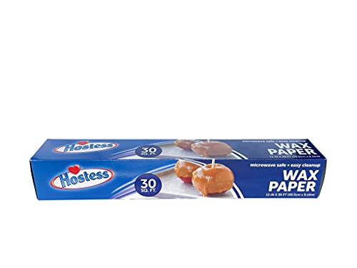 Hostess Wax Paper Roll 30 Sq Ft. Roll Of Wax Paper For Kitchen/Backing - Microwave Safe