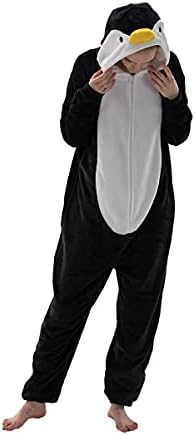 Snug Fit Unisex Adult Onesie Pajamas, Flannel Cosplay Animal One ...