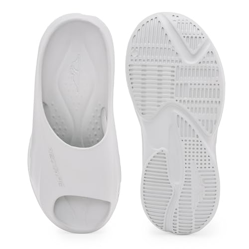 Image of Red Tape Mens Sliders in Green | Casual Pool Sliders