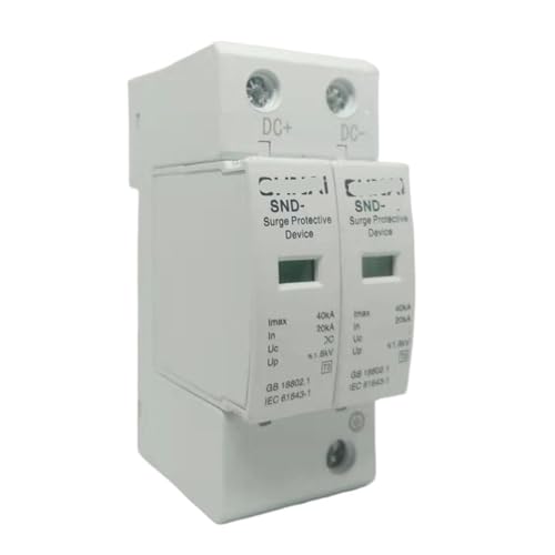 Parafoudre d'alimentation CC contre la surchauffe des circuits 110V 220V SPD 2P