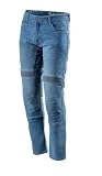 Generico Pantaloni Jeans Moto OJ Man Uomo Steel Man Blu Nero Elasticizzato OMOLOGATO (46)