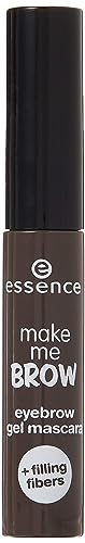Image of Essence make me BROW eyebrow gel mascara 02 browny brows, tinted brow gel, brown, fuller-looking brows, natural finish, tiny fibres, 3.8 ml (Pack of 2)